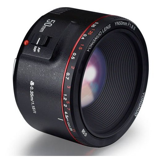[Mã ELMS5 giảm 7% đơn 300K] Ống kính Yongnuo 50mm F1.8 Mark II for Canon tặng kèm lens hood 58mm + thanh hút ẩ