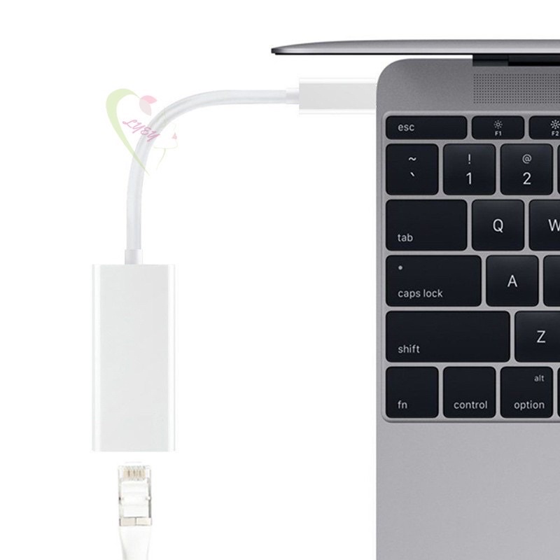 Cáp Chuyển Usb Type C Ra Sang Mạng Lan RJ45 Tối Độ 1GB Cho Macbook Laptop Smart Phone