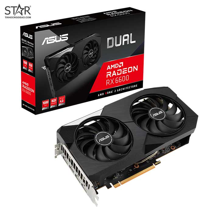 VGA Radeon RX6600 8G GDDR6 Asus Dual (DUALRX66008G)