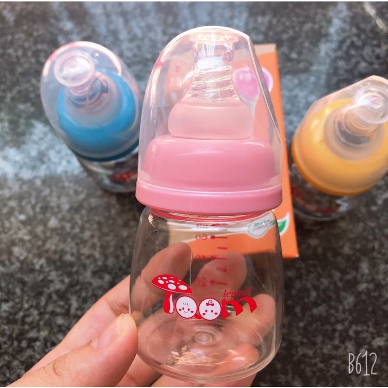 Bình Toom Nhật 80ml cổ hẹp cho bé sơ sinh