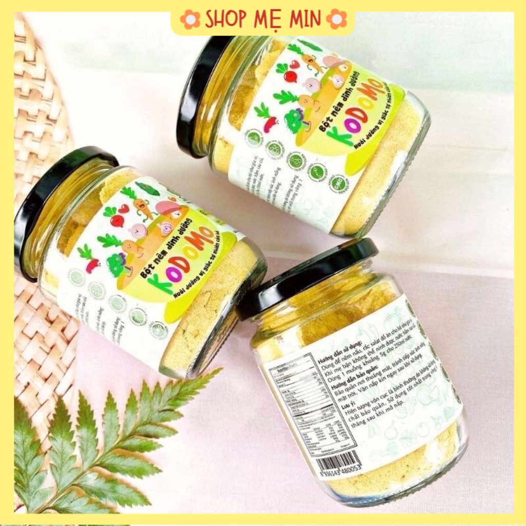 Bột nêm dinh dưỡng - bột rau củ Kodomo cho bé ăn dặm từ 6m+ 90g/lọ SHOP MẸ MIN