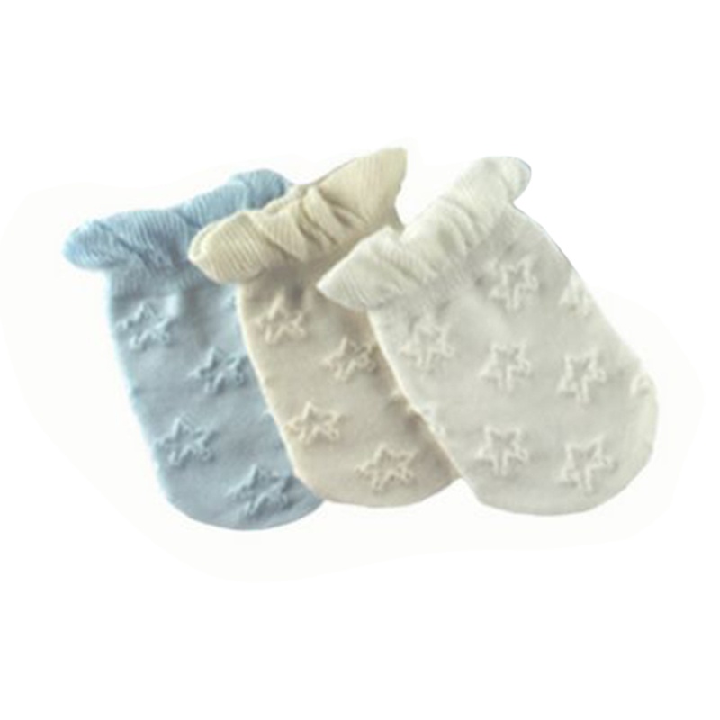 Đôi găng tay len cotton mềm mại giữ ấm dành cho bé sơ sinh