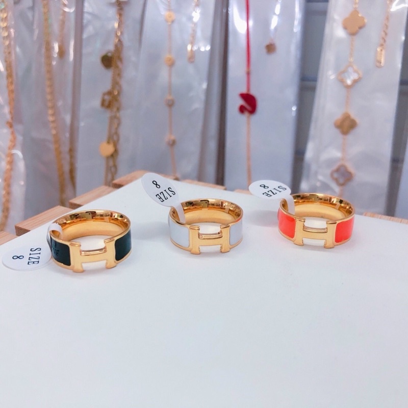 Nhẫn Titan ko đEn H xinh NT082