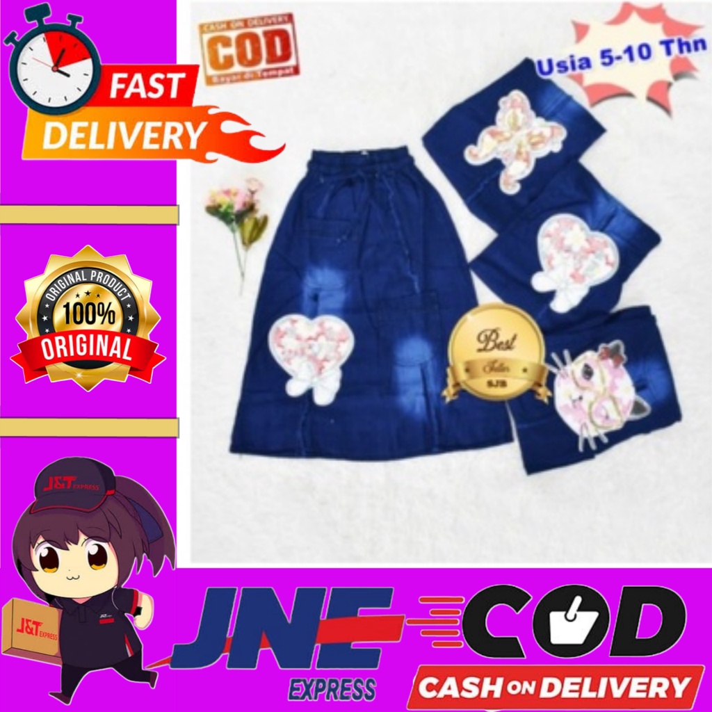 Váy Jean Phối Lông Mềm Mại Dành Cho Bé Gái 9-13 Tuổi