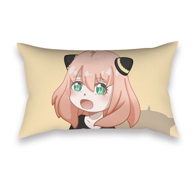 Vỏ Gối Vuông 50*30cm In Hình Phong Cách Anime Độc Đáo