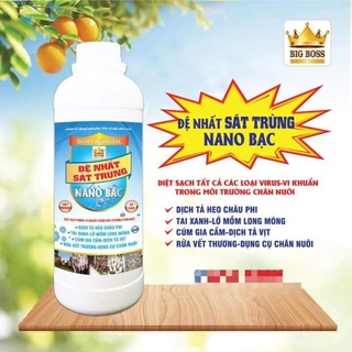 Sát trùng nano bạc đệ nhat 1 lít