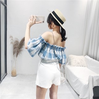 Áo kiểu Hàn Quốc hở vai - Bl001
