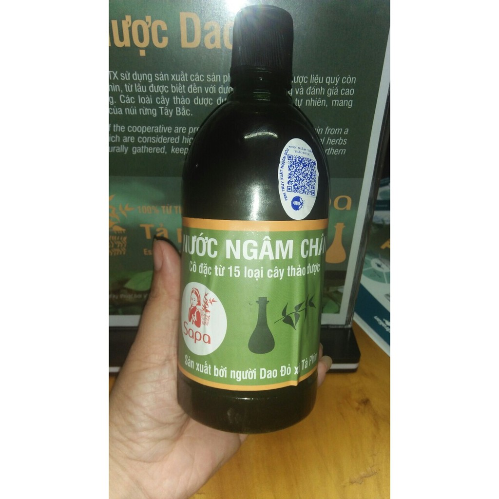Nước Ngâm Chân Dao Đỏ Sapa - Chai 500ml - HÀNG SALE SỐC | BigBuy360 - bigbuy360.vn