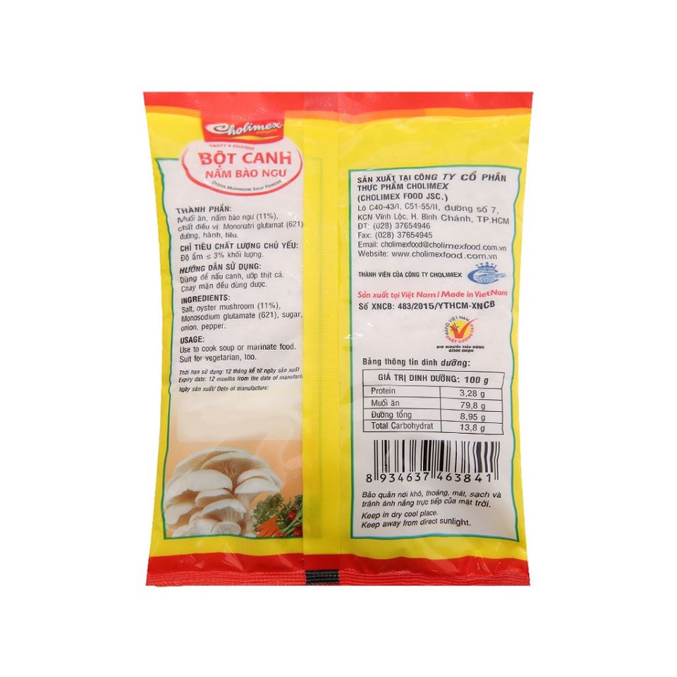 Bột Canh Cholimex Nấm Bào Ngư 180G