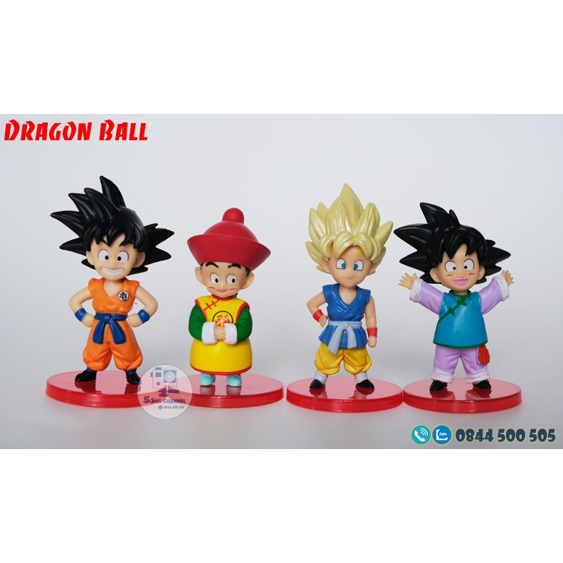 [RẺ NHẤT] Mô hình Dragon Ball Siêu Dễ Thương 7cm Bộ 13 Nhân Vật