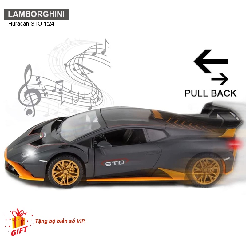 Mô hình xe ô tô Lamborghini Huracan STO 1:24
