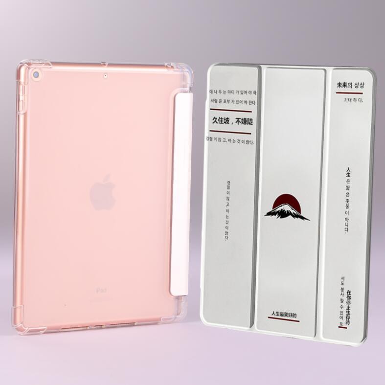 Leather Case With Pen Slot For Ipad 8th Generation Air4 3 2 1 Ipad 10.2 2020 7th Generation Pro11 Ipad6 5gen Mini4 5
