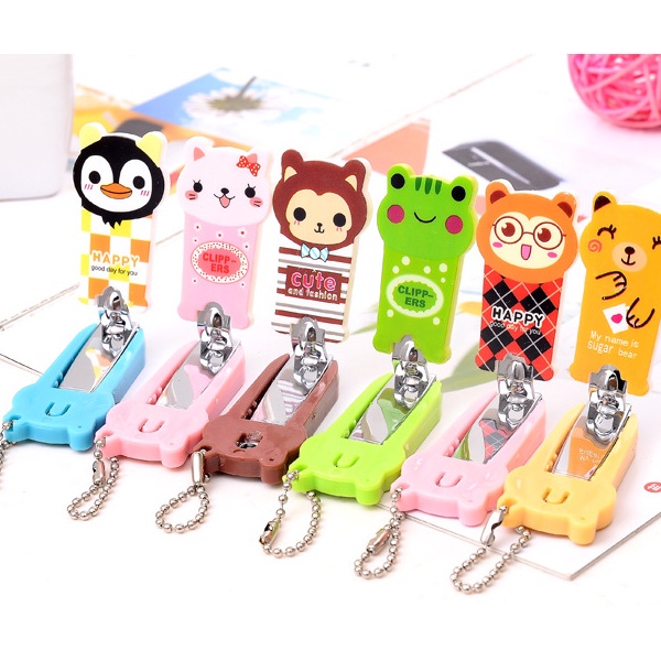 Bấm móng tay hình thú nhiều họa tiết dễ thương