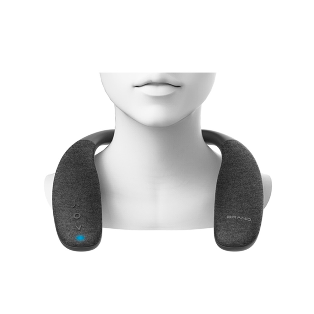 Neck Bluetooth Speaker Surround sound wireless speaker bluetooth 5.0 with Bass HD Voice button with microphone For Game