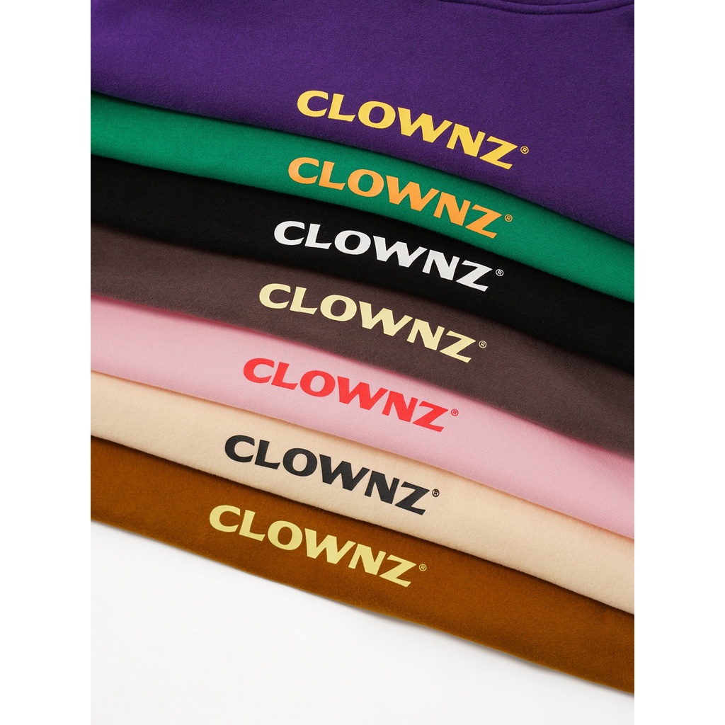 Áo khoác hoodie trơn local brand Clownz Basic V3 nỉ bông unisex nam nữ form rộng có mũ