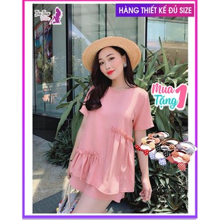 [Bộ Đồ Nữ Baby Doll Tiểu Thư] -Vải Cát Lụa Cao Cấp- Hàng Thiết Kế Size M,L.