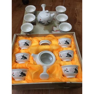 Bộ ấm trà hoa sen cao cấp