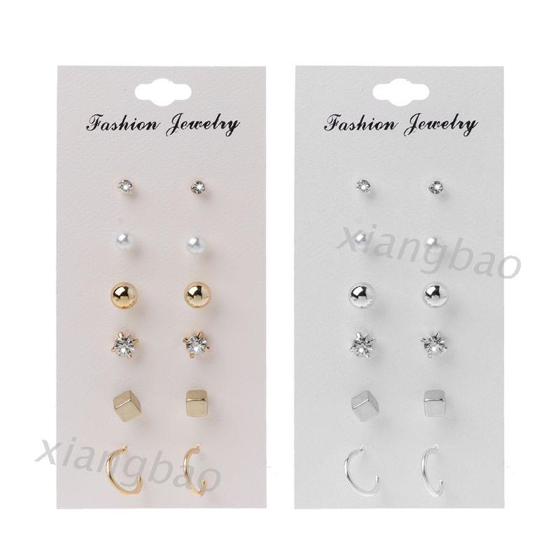 6 Đôi Bông Tai Thời Trang Nữ Tính 10ms
