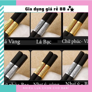 HỘP 10 ĐÔI ĐŨA HỢP KIM NHẬT KHẢM VÀNG,BẠC SANG TRỌNG BỀN ĐẸP 2248 GIA DỤNG GIÁ RẺ