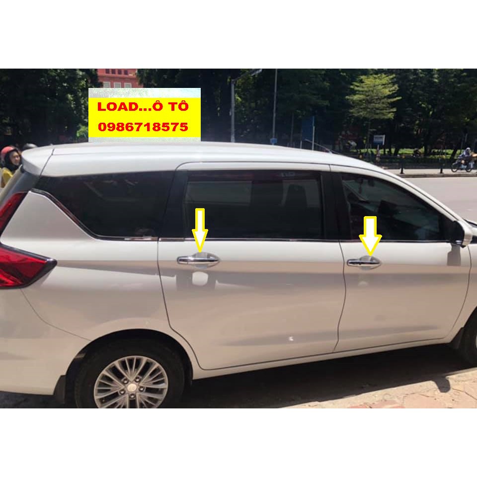 Ốp tay nắm cửa Suzuki Ertiga 2022-2019 Mạ Crom