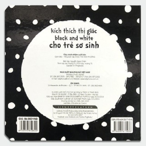 Sách - Kích Thích Thị Giác Black And White Cho Trẻ Sơ Sinh