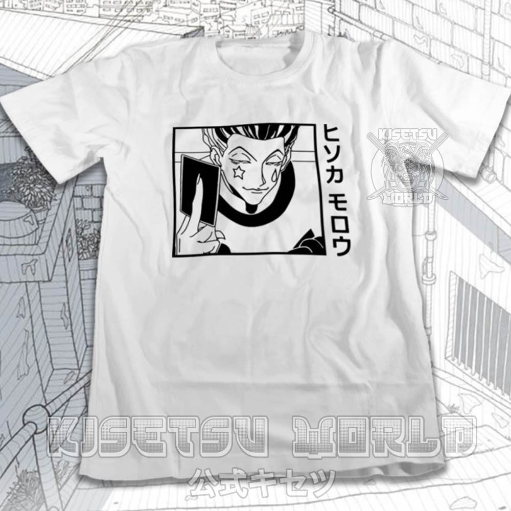 Áo phông HUNTER X HUNTER HISOKA HXH Baju Karakter Jepang x 6123 Kisetsu Tshirt