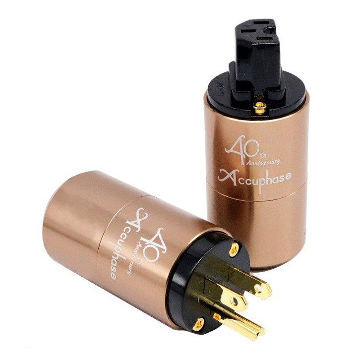 Bộ Jack Nguồn  Âm Thanh (Bộ Jack Đực Cái) Accuphase Cao Cấp - Hàng Chính Hãng