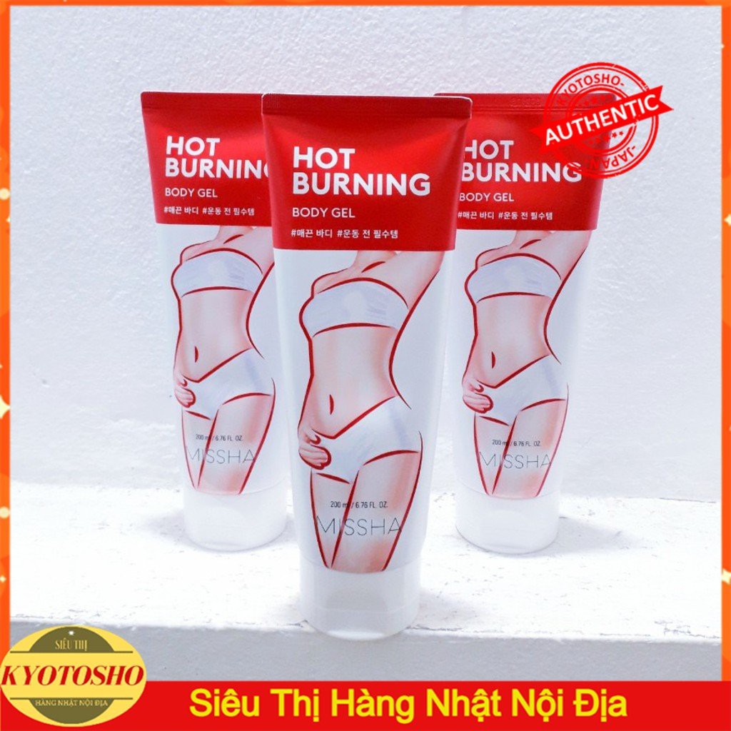 Gel Tan Mỡ Tạo Dáng Thon Gọn Missha Hot Burning Gel 200ml