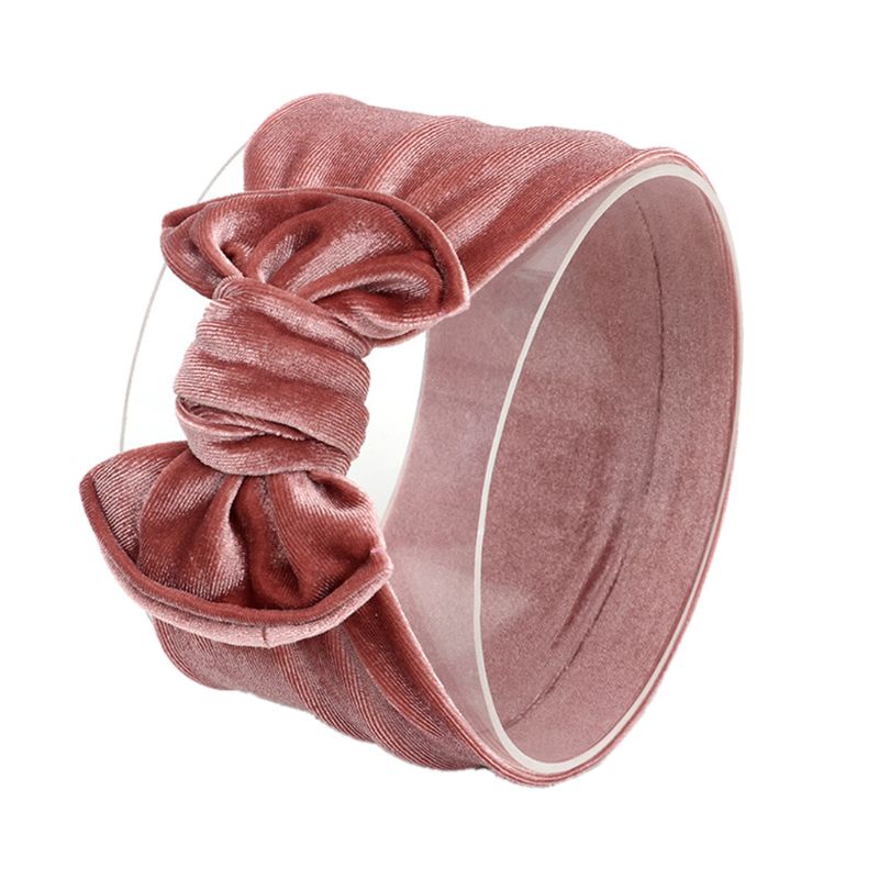 Băng Đô Nhung Thời Trang Mùa Đông Cho Bé Gái