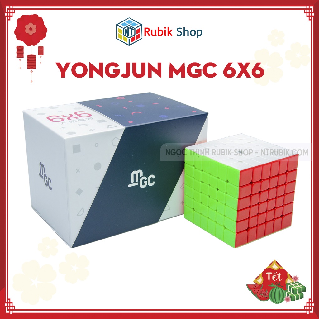 Giá rẻ Vô Địch Rubik 6x6x6 Cao cấp YongJun MGC Stickerless thumbnail