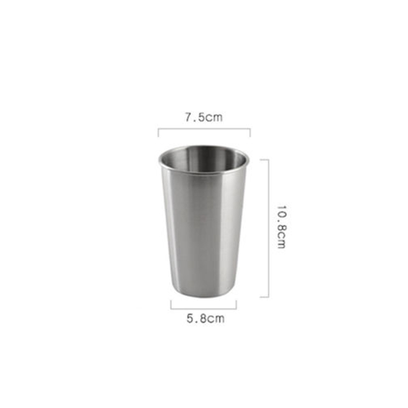 Ly Uống Nước Bằng Thép Không Gỉ 350Ml / 500Ml