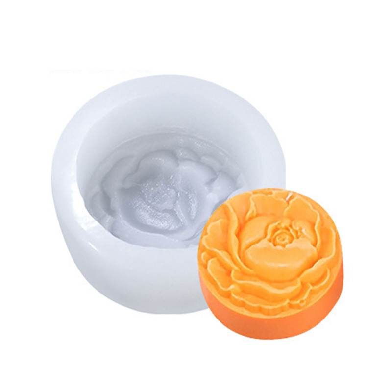 Khuôn Làm Bánh Trung Thu / Thạch Tráng Miệng Hình Bông Hoa Bằng silicone