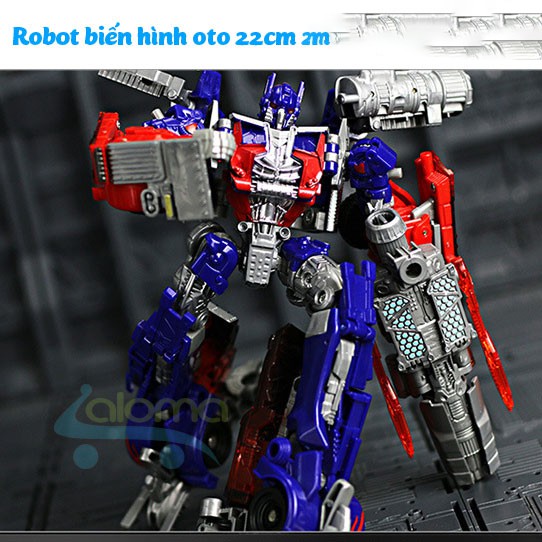 Robot biến hình ôtô Transformer cao 20cm mẫu Optimus Prime