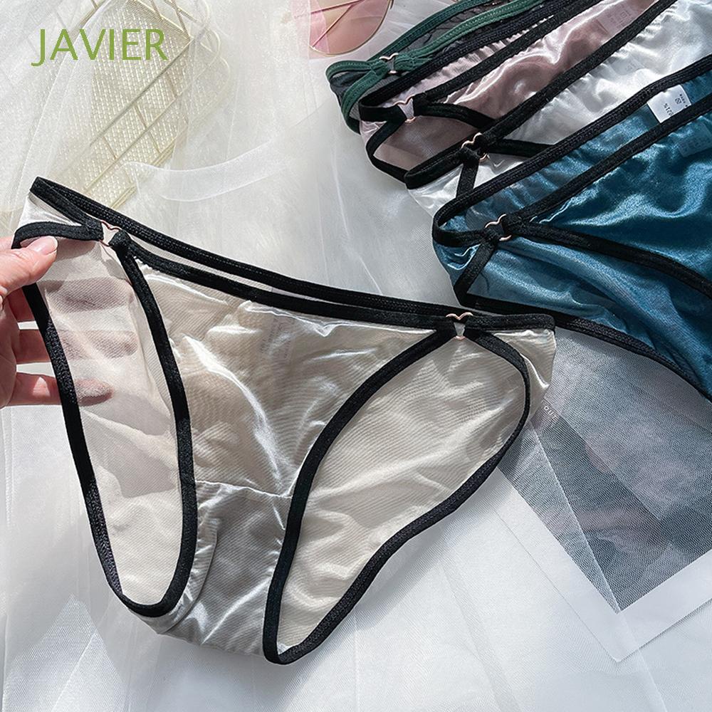 Quần Lót Lọt Khe Không Đường May Màu Trơn Bằng Cotton Lụa Lạnh Thoáng Khí Thời Trang Quyến Rũ Cho Nữ | BigBuy360 - bigbuy360.vn