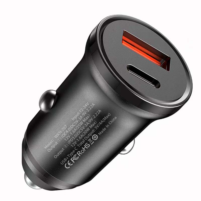 SEAMETAL Tẩu Sạc Nhanh 45W QC4.0 USB + Type C PD25W 12V-24V Cho Xe Hơi