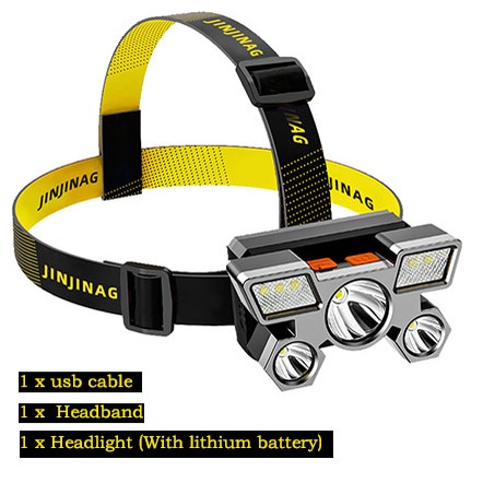 Đèn LED Đội Đầu Siêu Sáng Chống Thấm Nước Có Thể Sạc Lại Tiện Dụng