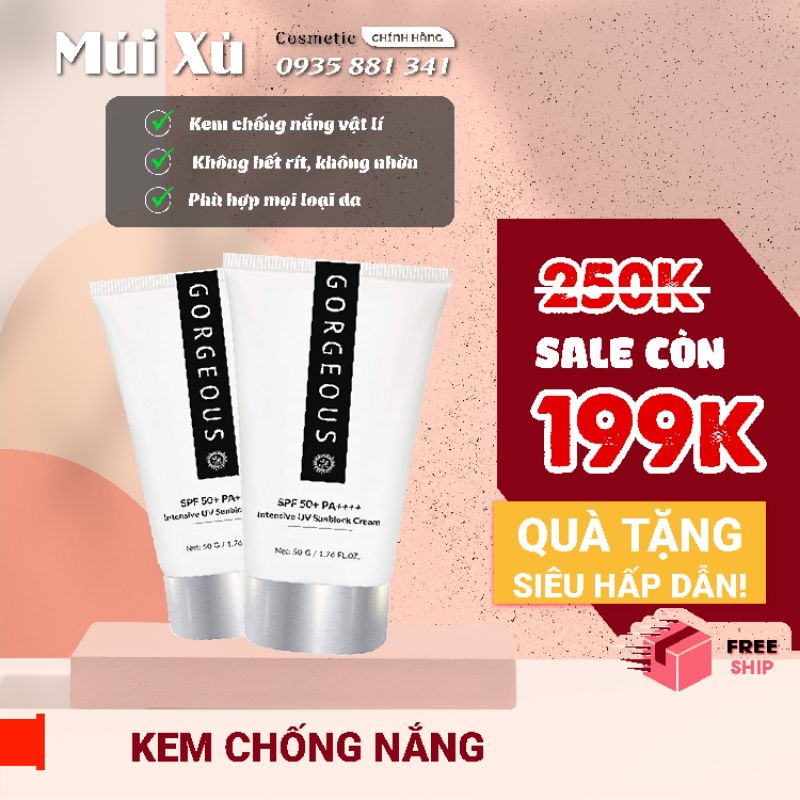 Bộ kem chống nắng  Múi Xù chính hãng 50gr