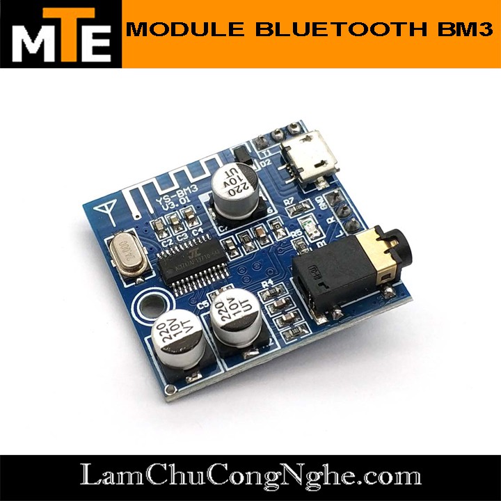 Mạch giải mã âm thanh MP3 Bluetooth lossless BM3 - DIY chế loa blutooth cho xe hơi , loa vi tính ...