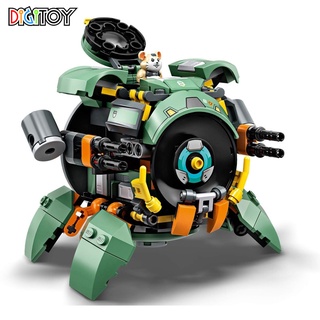 Nhân vật bóng chuột lắp ráp overwatch Hamster biến hình lego sinh nhật Đồ chơi xếp hình quà tặng bé trai gái trẻ em
