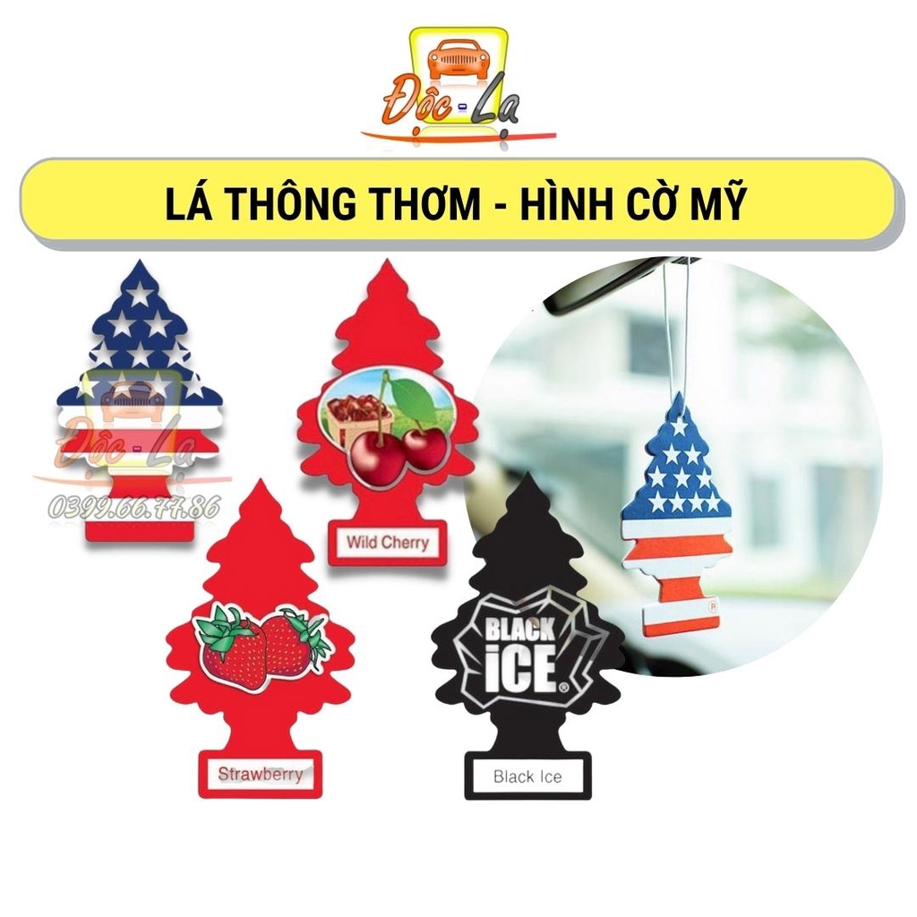 Little Trees Cây thông thơm Khử mùi treo xe ô tô - phòng khách - phòng ngủ