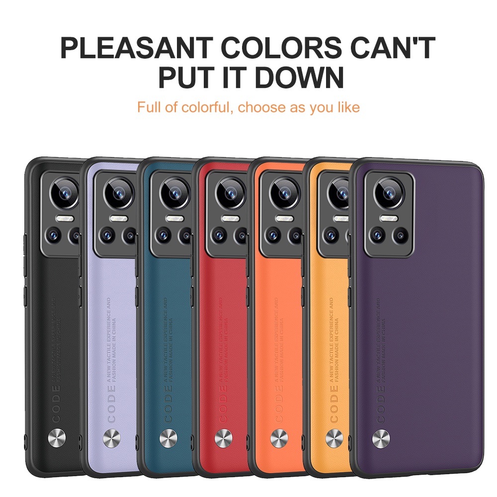 Polka Dot Plain Leather Case For Oppo Realme GT Neo3 TPU Cover For Realme Neo2 Neo2T Neo Flash Explorer Master Phone Case