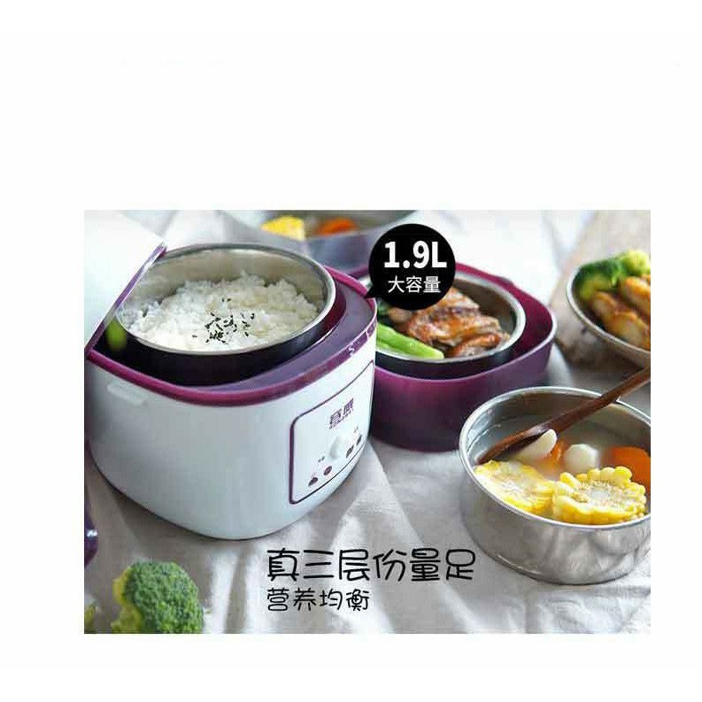 Hộp hâm nóng cơm Inox 03 tầng cao cấp Lunch Box - The Royal's