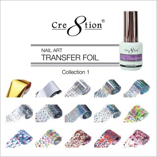 Sét Foil gel ( trang trí nail art) Cre8tion