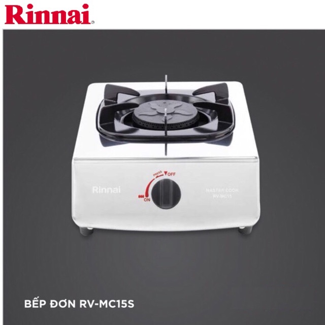 Bếp gas đơn Rinnai inox RV MC15S