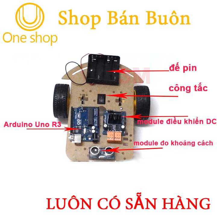Bộ Combo Mô Hình Robot 3 Bánh V1