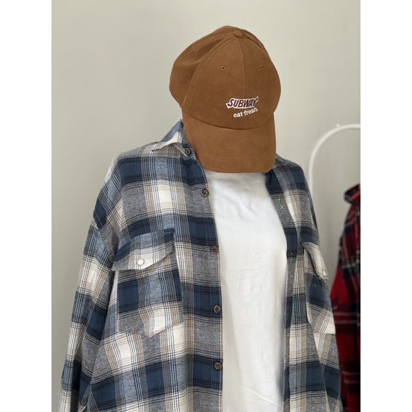 Áo sơ mi form rộng FLANNEL hoạ tiết caro (Ảnh thật/Có sẵn) | BigBuy360 - bigbuy360.vn