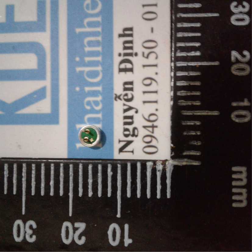 5 cái MICRO mic CẢM BIẾN ÂM THANH 4.5*2.2mm DIP 2P kde0087