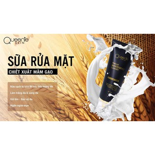 Sữa rửa mặt mầm gạo Queenie Skin