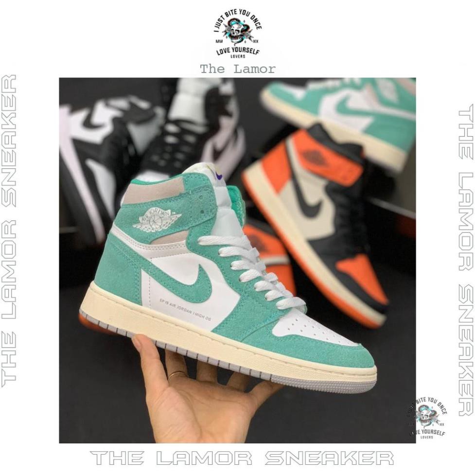 [𝗙𝗿𝗲𝗲𝘀𝗵𝗶𝗽] Giày NlKE Jordan Xanh Lá Cao Cổ Siêu Chất [FULL hộp+tất+bill chính hãng] The Lamor