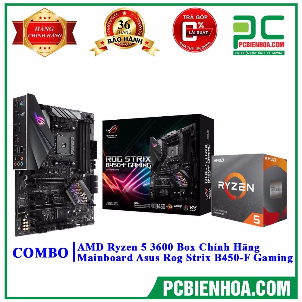 Combo siêu phẩm 2020 Ryzen 5 3600 + Mainboard (AsusASrockMSI)